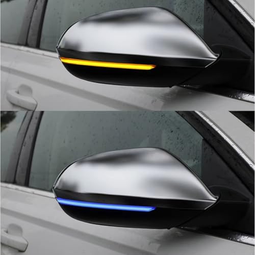 Luz intermitente de espejo retrovisor para S6 2013-2017 impermeable 5
