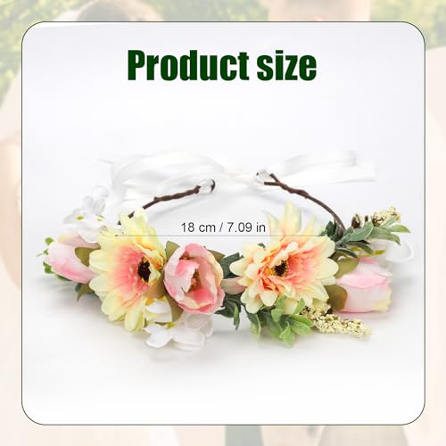 Hunde Hochzeitsblumenhalsband, Hundehochzeitskranz Schleife Haustier Blumenhalsband Blumenkranz Florale Hundekleidung Foto Requisiten Ring für Hunde Haustier Hochzeitsdekoration