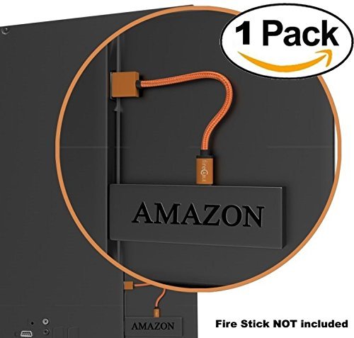 fireCable Plus Heavy Copper USB Power Cable for Streaming Sticks | Powers Device from Your TV's USB Port | Eliminates Hanging Wire Clutter | Perfect for Wall Mounted TVs (1 Pack)