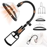 BDSMYOU 5ps Vagina Pumpe Nippelsauger Brustwarzen Muschipumpe,Erotisches Sexspielzeug Sauger Stimulator für Frauen,Extreme Paare Brustwarzenformer Klitoris Vakuumpumpe BDSMs Toys Sex Toy