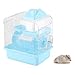 Yosoo Large Space 2 Tier Hamster Cage High Chassis Design Hamster Cage for Small Pet Hamster (Blue)