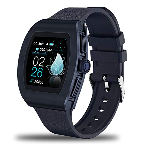 Smart Watch for Android iOS Phones,1.22〞Fitness Tracker Compatible iPhone Android Samsung, Waterproof Smartwatch for Women with Heart Rate Monitor Couple Smart Watches