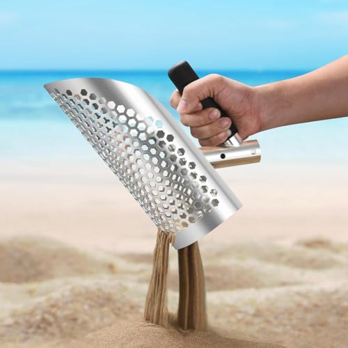 Pelle à sable pour détection de métaux sous l'eau robuste et manuelle