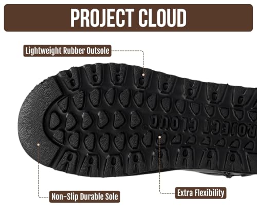 Image of Project Cloud 100% Genuine Leather Platform Ankle Boots for Women