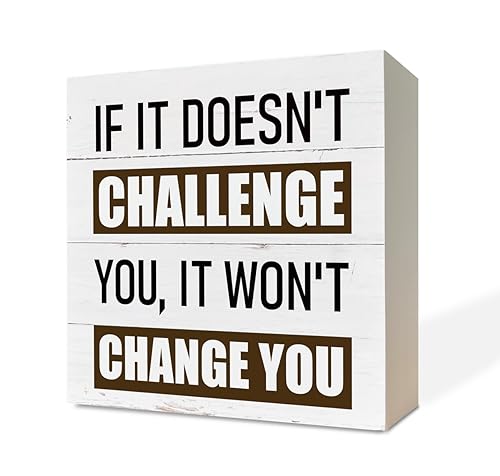 Motivational Fitness Wood Sign