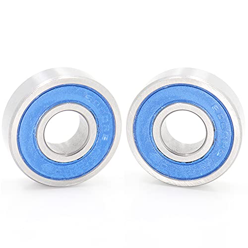 Fushibearing 6000RS-HC-2PC 6000 Hybrid Ceramic Bearing 10X26X8Mm Bicycle Hub Front Rear Hubs Wheel For Mtb Mountain Bike Hubs 6000Rs High Speed Ceramic Ball Bearings(2Pc) cover