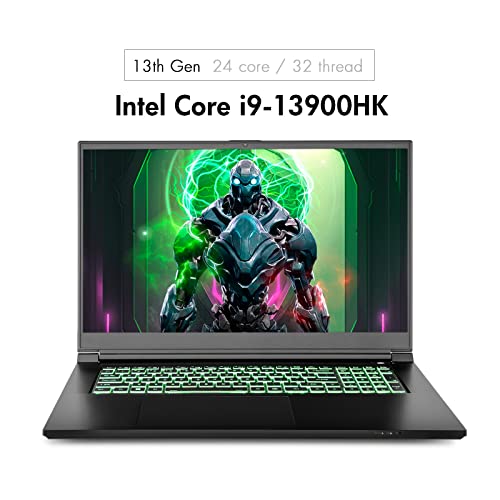 Sager 2023 Np7881D Gaming Laptop, 17.3 Inch Fhd 144Hz 72% Ntsc, Intel I9-13900Hx, Rtx 4060 8Gb, 32Gb Ram, 1Tb Gen4 Nvme Ssd, Tbt 4, Win 11 #TOP2