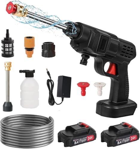 20V Cordless Handheld Pressure Washer with 2 Batteries