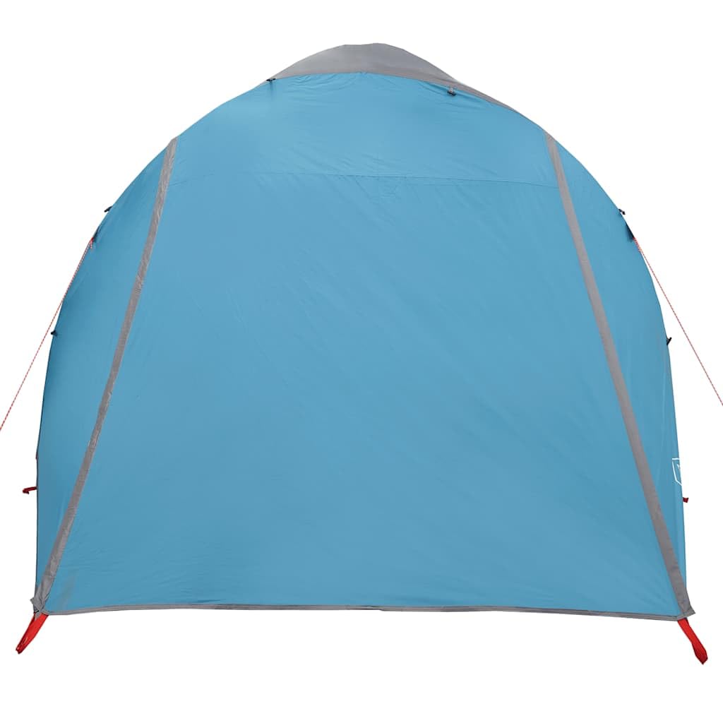 Tunnelzelt für 6 Personen, Großes Familienzelt mit 2 Schlafkabinen, Stabiles Campingzelt für Outdoor-Abenteuer, Gestell aus Glasfaser, Grün, 564 x 260 x 185 cm