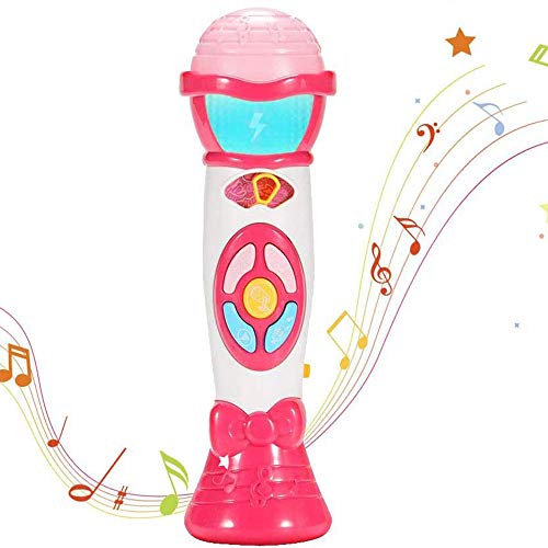 ThinkMax Microphone for Toddler, Kids Microphone Toy with Voice Change, Recording, Play Music