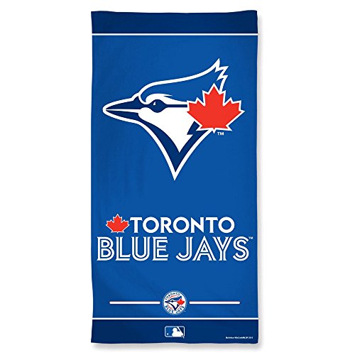 MLB Toronto Blue Jays Fiber Beach Towel, 9lb/30 x 60