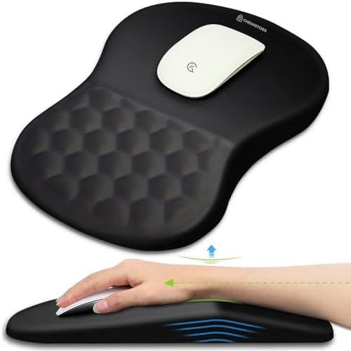 Tukzer Gel Mouse Pad Wrist Rest Memory-Foam Ergonomic Mousepad| Cushion ...