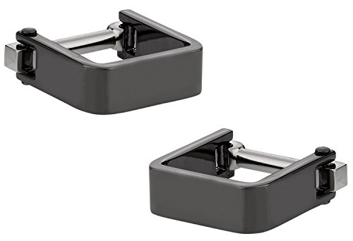 Mancuernillas Rudolp Alexander Gunmetal con caja regalo miniatura 1