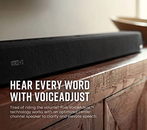 Image of Polk Audio MagniFi Max AX 5.1.2 Channel Sound Bar with 10 inch Wireless Subwoofer, Dolby Atmos and DTS:X Certified, Polk's Patented VoiceAdjust & SDA Technologies, TV Speakers, Easy Setup, Black