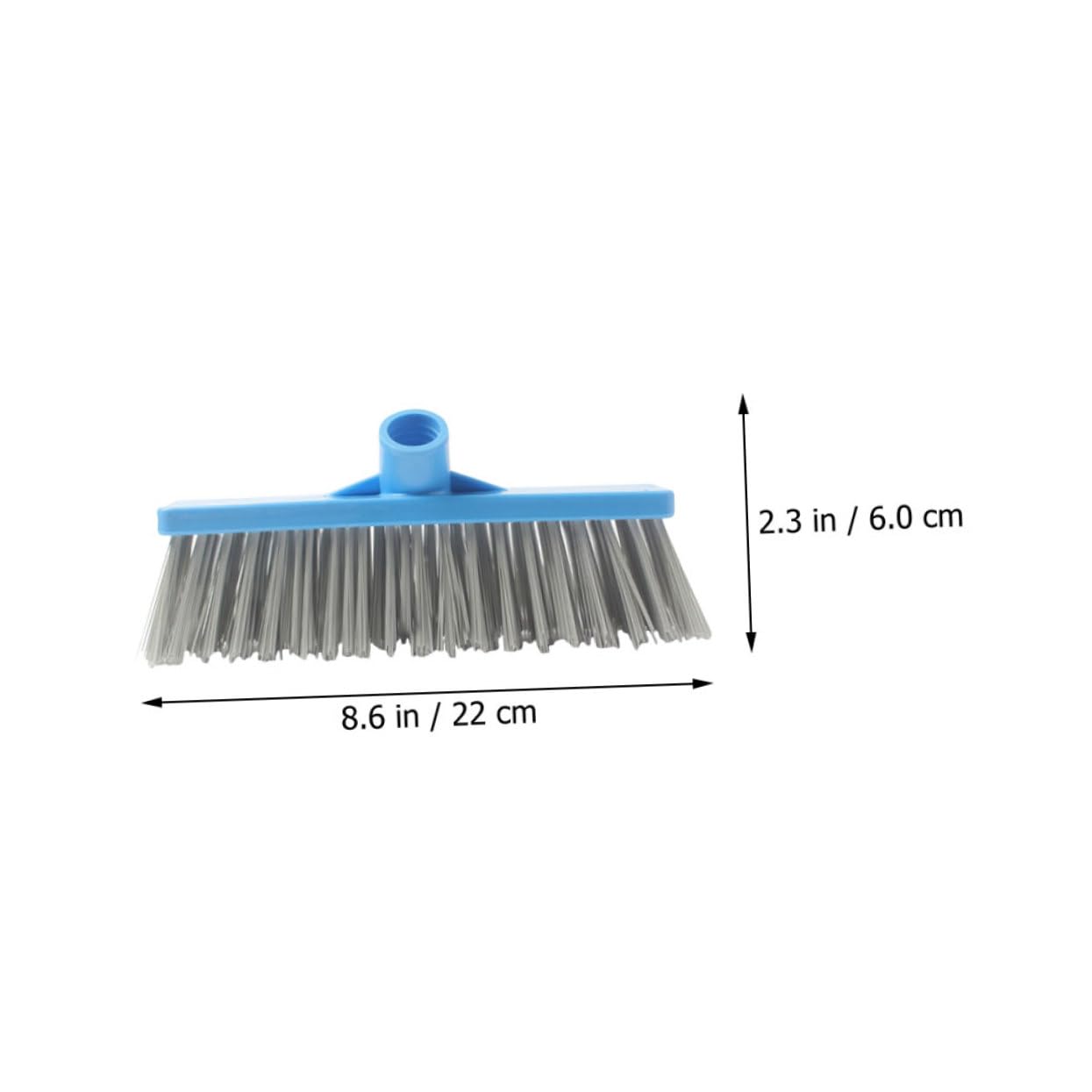 NOLITOY Dust Sweeping Tool Head Broom Plastic Head Scrub Brush Replacement Multi-Purpose Cleaning Brush for Hard Surfaces