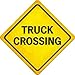 Truck Crossing Novelty Metal Crossing Sign CX-430