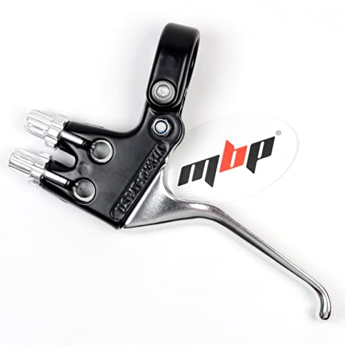 Image of MBP Double Pull Bicycle Alloy Brake Lever - Right Handed for use of Both Brakes with one Hand - Multi use Bikes - MTB Trail Recumbent Trike and More