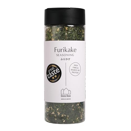 Emma Basic - Seaweed Furikake seasoning 100g | Rice Topping | Avocado Topping | High Fibre | Source of Protein | No additives
