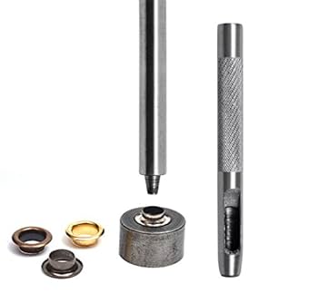 Amazon.co.jp: Wolfride 両面ハトメ はとめパンチセット 6mm