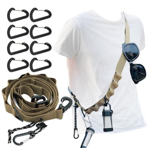 �n���M���O�`�F�[�� �J���r�i�t�� �y�̂Ɋ����t���āz �f�C�W�[�`�F�[�� 130cm ���[�v���[�v �����^�� �^�[�v ������ �H�� �L�����v �A�E�g�h�A �e���g �o�R���[ ���C�g �݂艺�� �����h���[���[�v ���������[�v �g�ѕ֗� (�J�[�L)