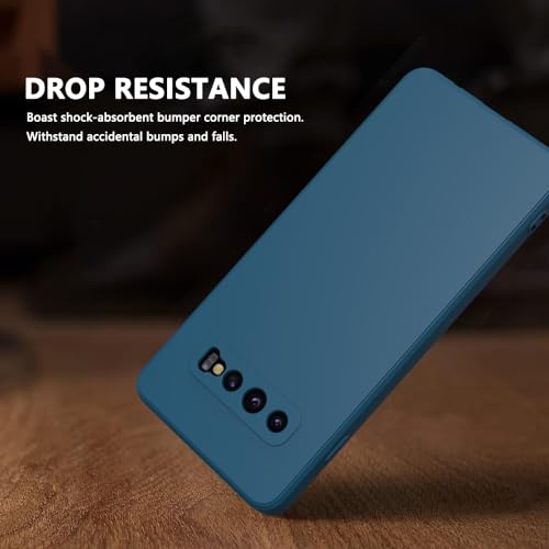 Image of for Samsung Galaxy S10 Plus Case Dark Blue, Scratch Resistant with Soft Touch, Slim Thin Phone Cover for Samsung Galaxy S10 Plus