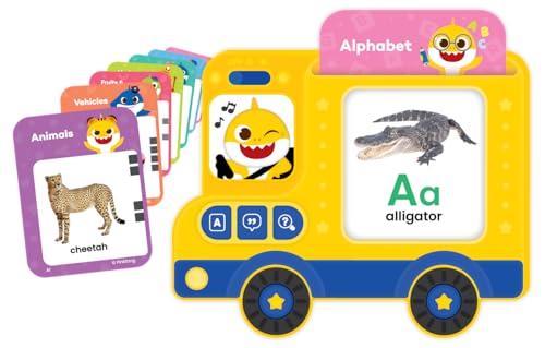 Pinkfong Baby Shark Sing & Learn Sound Toys: Smartphone, Sound Pad, and Learning Flash Card Bus (Baby Shark Flash Card Learning Bus)