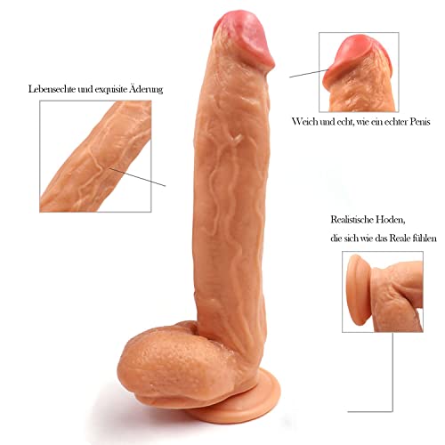 Prótese Realística com Camada de Dupla Intensidade Sliding-Skin Dual Layer Di05 penisde borracha Os