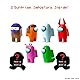 Among Us Crewmate Figuren, 8 Stück, Deluxe-Box, offizieller Merchandise-Artikel, perfekte Sammelfigur, Geschenk, Spiel-Fan (Rosa)
