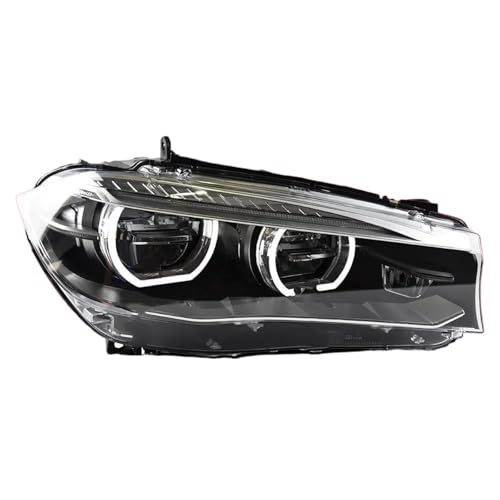 HGPVPKZAZD Conjunto Faros Celanteros Coche Para X5 Para F15 Lámpara Cabeza 2014-2018 Para X6 Accesorio Coche Luces Antiniebla Luz Diurna DRL H7 Faros LED