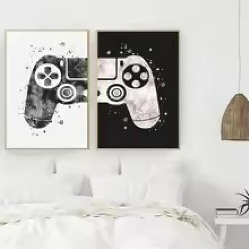 Jeu VR Gamepad affiche sur toile pour décorer une chambre de garçon - 2