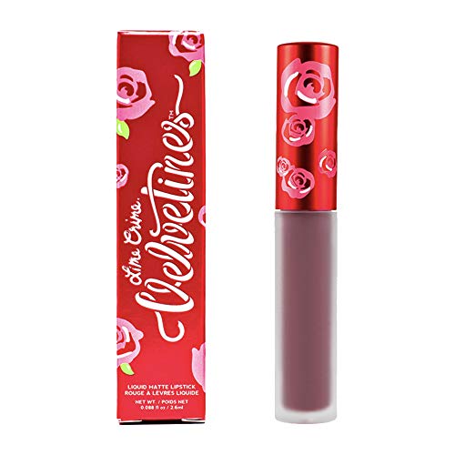 Lime Crime Velvetines Liquid Matte Lipstick Gigi -Taupe Mauve - French Vanilla Scent - Long-Lasting Velvety Matte Lipstick - Won't Bleed or Transfer - Vegan