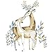 Produktbild Waofe Kuss-Rotwild-Malen Nach Zahlen-Wandkunst-Tierbild Für Wohnzimmer-Billiges Liebevolles Bild-Grafik-Färbungsplakat Durch Zahlen No Frame