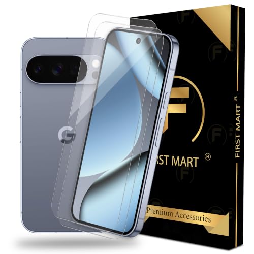 Image of FIRST MART Screen Protector for Google Pixel 10 & Pixel 10 Pro | Borderless Edge-to-Edge Tempered Glass, Anti-Dust Mesh, Case-Friendly | Pack of 2