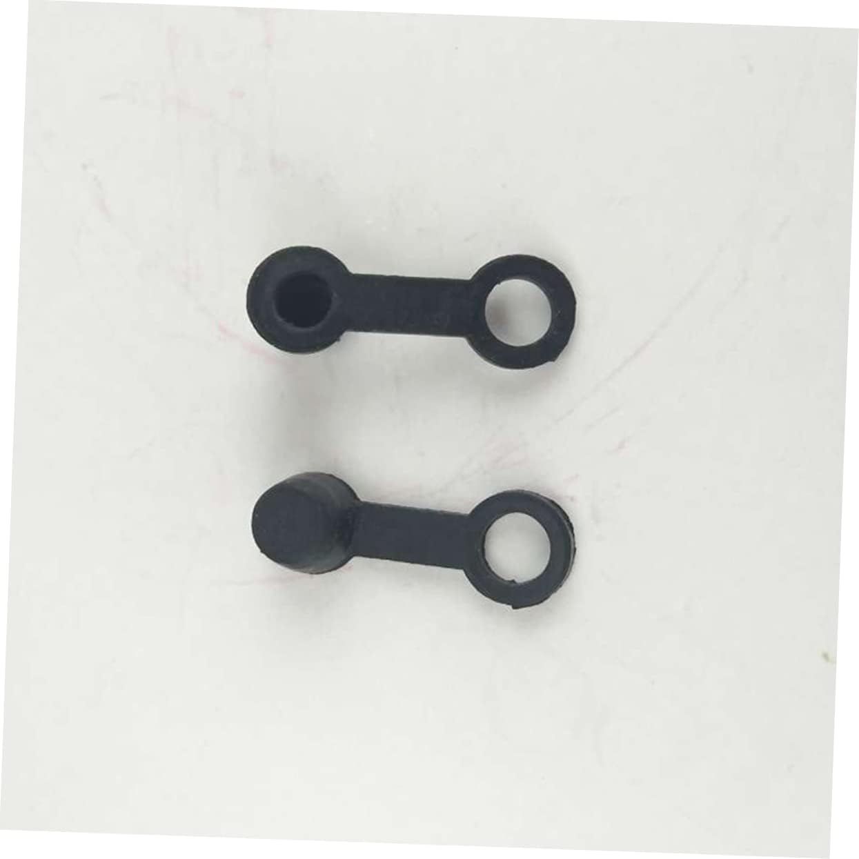 120pcs Rubber Bleeder Caps for Motorcycles Screw Covers to Prevent Corrosion and Easy to Install Brake Accessories for Motorbike Maintenance Black