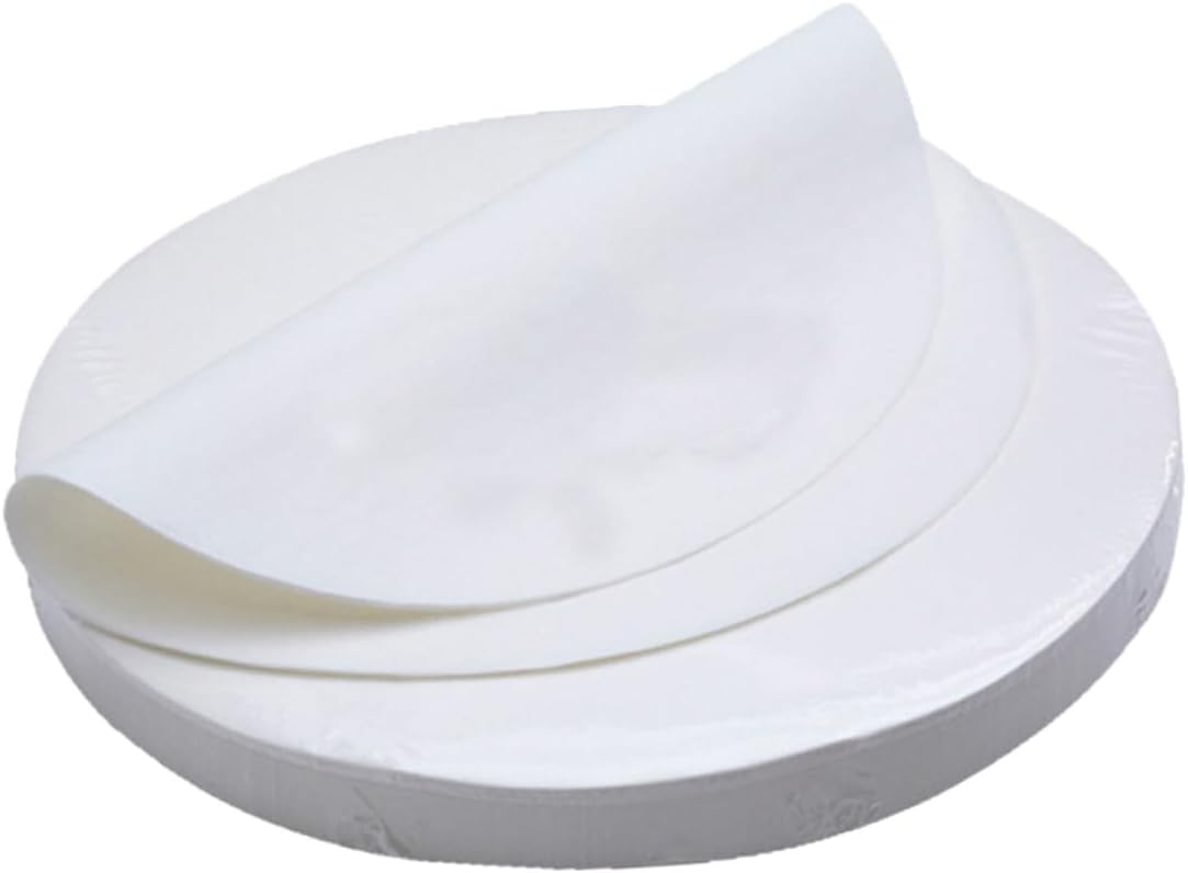 Parchment Paper Baking Sheets 20cm Diameter Oil-absorbing Non-stick Cooking Paper 500 Sheets for Baking Grilling and Air Fryer Use