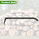 Dolibest Pickaroon Holzspaltwerkzeug, 71cm Holzroller Hookaroon Haken Forstschleppen Multitool Brennholzspalter Ausrüstung zum Rollen Bewegen Anheben mit Rutschfestem Griff, Gebogenes Design am Ende