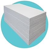 Triplast Expanded Polystyrene Foam Sheets EPS 70 (24 Sheets, 1200 x 600 x 50mm Each) - BBA Certified Wall & Floor Insulation Board - Box Lining & Packaging Foam Board - White Blocks for DIY Projects