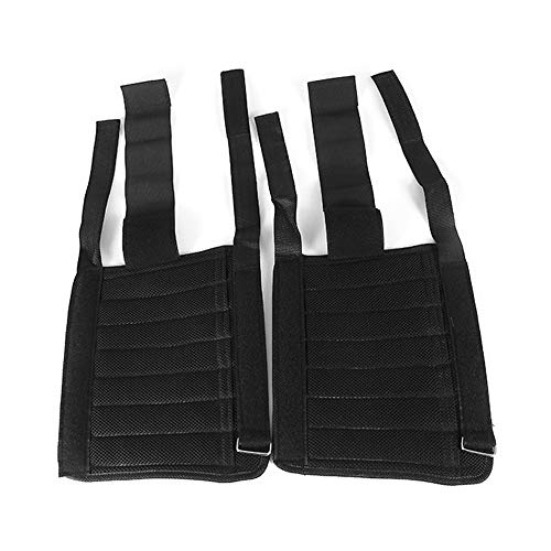 Peso do tornozelo, Andoer 2 pacotes de carga máxima 16 kg ajustável no tornozelo exercício ponderado