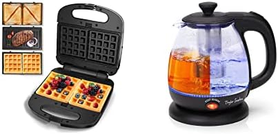 Taylor Swoden Electric Kettle with Tea Infuser + Sandwich Maker 3 in 1