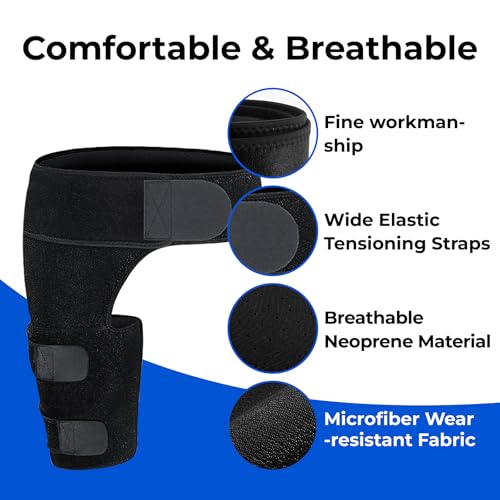 hip brace sciatica pain relief devices hip brace for women men hips pain relief thigh compression sleeve sciatic nerve braces suitable for sciatic nerve groin thigh hamstring