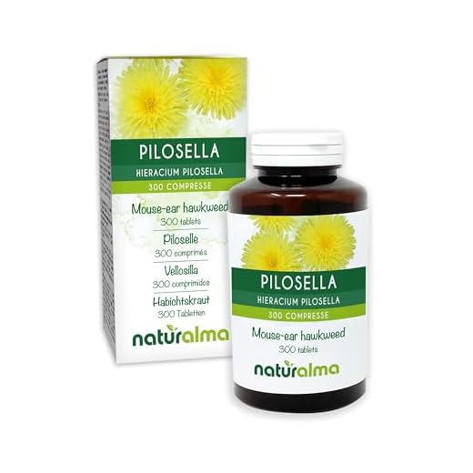 Pilosella (Hieracium pilosella) erba NATURALMA | 150 g | 300 compresse da 500 mg | Integratore alimentare | Naturale e Vegano