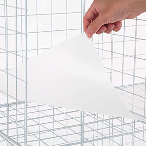 Image of HOMIDEC 4 Cube Wire Storage Shelves, Multifunctional DIY Wire Fence Wardrobe Closet Cabinet Bookcase Bookshelf Perfect for Office /Livingroom /kitchen /Bathroom