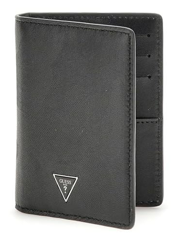 GUESS Mito Card Holder Black pour éviter les poches déformées