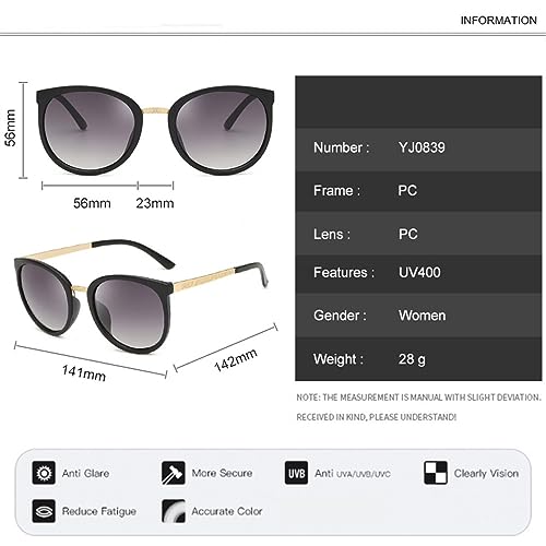 Lunettes de soleil rondes surdimensionnées 2025 avec finitions haut de gamme - 2