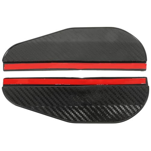 CHILDWEET 車用リアビューミラー雨よけアイブロウ 柔軟製 耐変形設計 粘着式取り付け 簡単装着 雨滴除去で視界確保 キズ防止 保護カバー 汎用