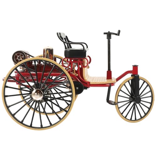 LALAFINA スケール三輪車模型 卓上用実用工芸品 軽量コンパクトで持ち運び便利 家やパーティー装飾にな耐久合製レトロオーナメント