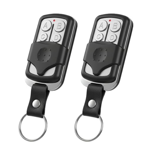 2 Pack Keychain Remote Work for LiftMaster Chamberlain Craftsman Garage Door Opener Remote, Replacement 893LM 893Max 891LM 971LM 973LM 371LM 373LM Garage Door Opener Control with Slide