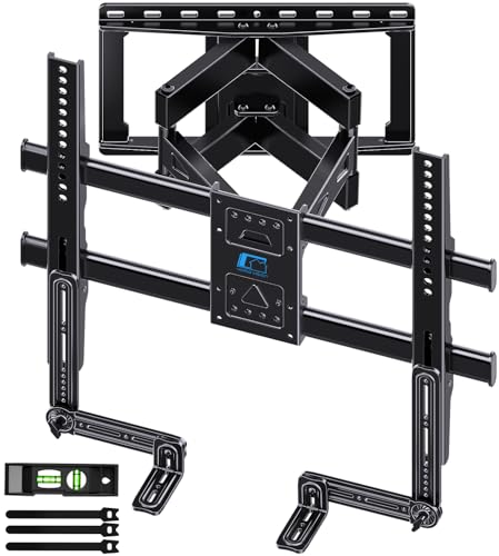 Image of HOME VISION Full Motion TV Mount with Soundbar Bracket, 32-85 inch TVs, 132 lbs
