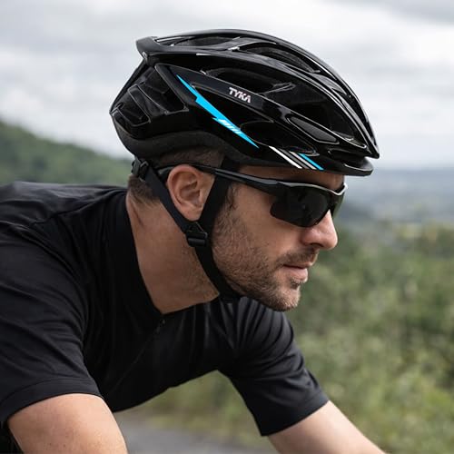 Image of Tyka Cycle Helmet | Adjustable Protective Helmet for Cycling, Skating & Scootering | Lightweight Breathable Multi-Sport Helmet with Safety Padding for Boys & Girls (Navy, L)