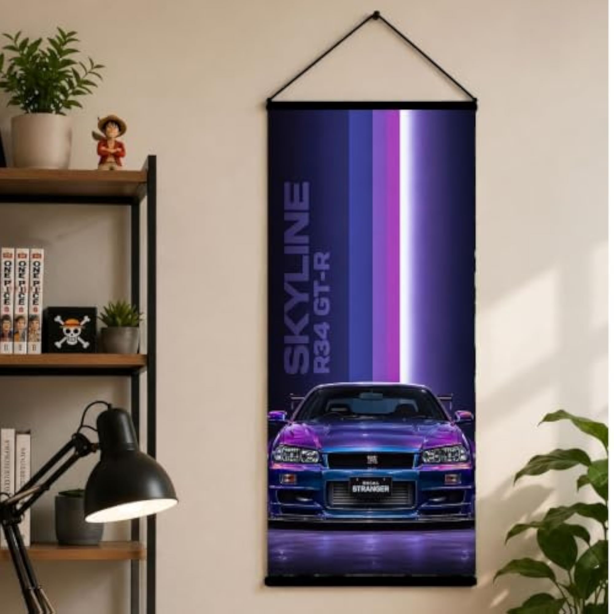 Nisaan Skyline R34 GT-R Wall Hanging Scroll Poster